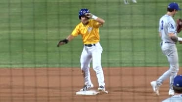 Drew Burress' three-hit, four-steal performance