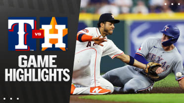 Rangers vs. Astros Highlights