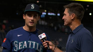 Cole Young talks his homer in win against Pirates