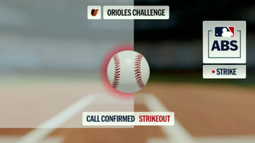 Adley Rutschman strikes out after ABS challenge