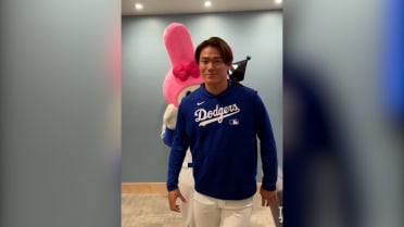 Yoshinobu Yamamoto with Hello Kitty and Friends