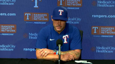 Skip Schumaker talks Rangers' 3-0 win
