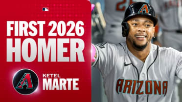 Ketel Marte's first home run of the season