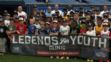 The Tampa Bay Rays host Legends for Youth Clinic