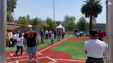 Giants, Padres Play Ball event
