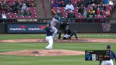 Jose Nova In play, run(s) to Blake Mitchell
