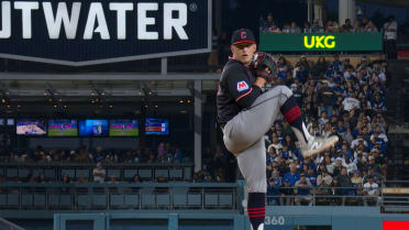 Gabriel Arias strikes out Mookie Betts