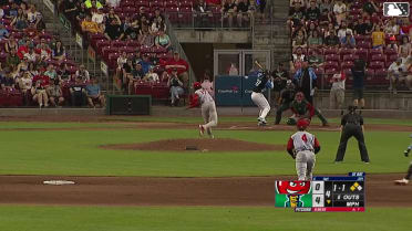 Eduardo Tait singles on a line drive to center fielder Kasen Wells. Miguel Briceno scores. Danny De Andrade scores.