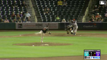 Brice Matthews' fifth home run of the season