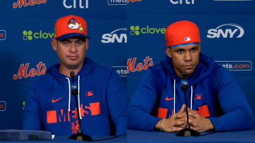 Carlos Mendoza, Juan Soto talk moving to left field