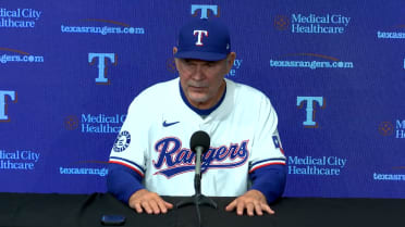Bruce Bochy discusses the Rangers' loss