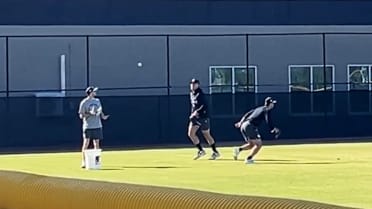 Aaron Judge prepares for Spring Training with drills