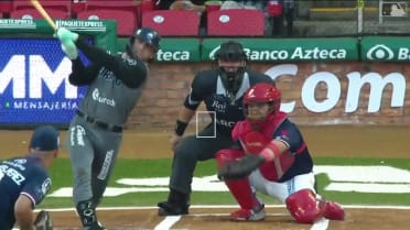 Jonrón solitario de Leo Heras