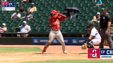 Chase Davis' fourth three-hit game of the season