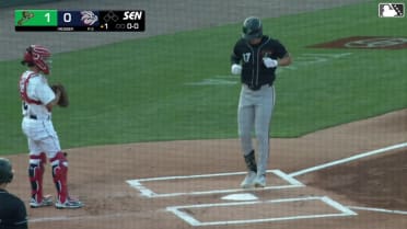 Dylan Beavers' leadoff home run
