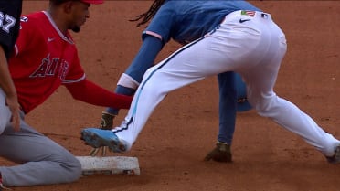 CJ Abrams ruled out at second base after review