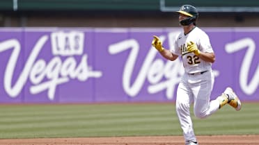 Colby Thomas' first homer of the season