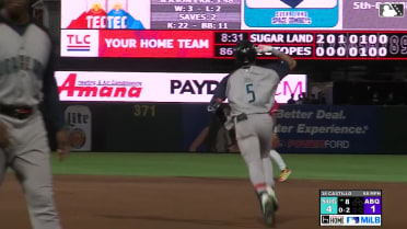 Brice Matthews' solo home run
