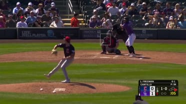 Tyler Freeman's RBI double