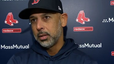 Alex Cora discusses the Red Sox's 8-0 shutout
