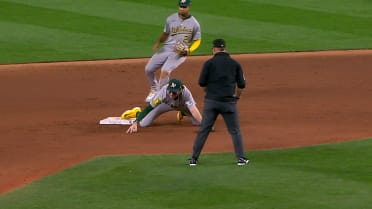 Jacob Wilson gets Jorge Polanco out after review