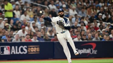 Junior Caminero's smooth backhanded play