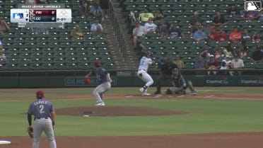 Will Bush homers (10) on a fly ball to right center field.
