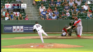 Sebastian Walcott's 11th Double-A homer of the season