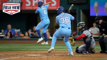 Field View: Wyatt Langford's solo home run
