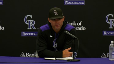 Warren Schaeffer discusses the Rockies' 8-1 loss