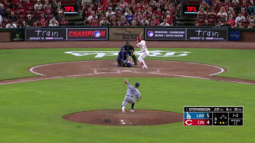 Tyler Stephenson records the save