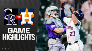 Rockies vs. Astros Highlights