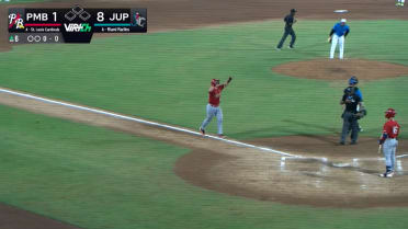 Chase Heath hits his first two professional home runs