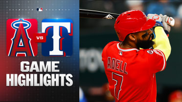 Adell, Grissom, Trout lead Angels' huge offensive win