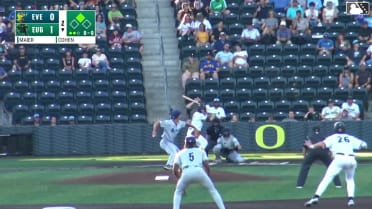 Trevor Cohen singles on a ground ball to right fielder Carlos Jimenez. Jakob Christian scores.