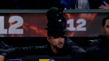 Griffin Canning goes all out with rally caps
