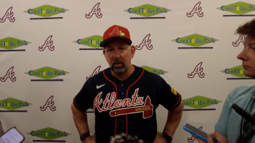 Walt Weiss talks pitching staff, Harris II's approach