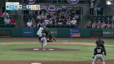 Brendan Summerhill doubles (2) on a line drive to left fielder Edward Vargas. J.D. Gonzalez scores. Derek Datil out at home on the throw, left fielder Edward Vargas to shortstop Derniche Valdez to catcher Jairo Diaz.