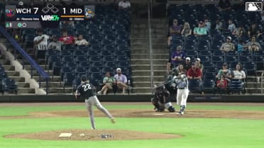 Tommy White's first Double-A home run