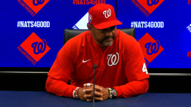 Dave Martinez on Nationals' 8-3 loss to Cubs