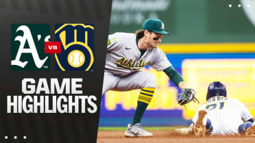 Athletics vs. Brewers Highlights