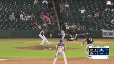Blake Burke homers (16) on a fly ball to center field. Jesús Made scores.