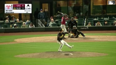 Bryce Eldridge doubles (3) on a line drive to right fielder Chris Taylor. Jesus Rodriguez scores.