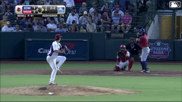 Ian Bedell's fifth strikeout