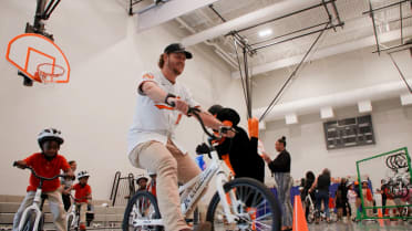 Cole Irvin participates in Learn-to-Ride Program