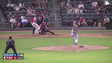 Kevin Alvarez doubles (12) on a sharp line drive to center fielder Nathan Archer. Xavier Neyens scores. Throwing error by center fielder Nathan Archer.