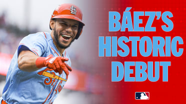Joshua Báez debuta en la MLB con 3 jonrones