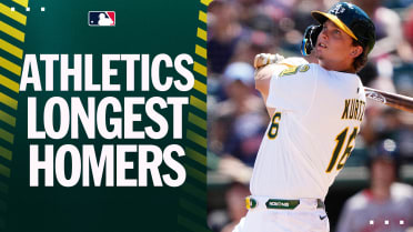 Athletics' longest homers of 2025
