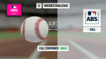 George Springer recibe base por bolas tras revisión 