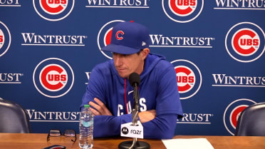 Craig Counsell discusses the Cubs' 3-2 loss